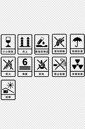 包装箱标示生活标示