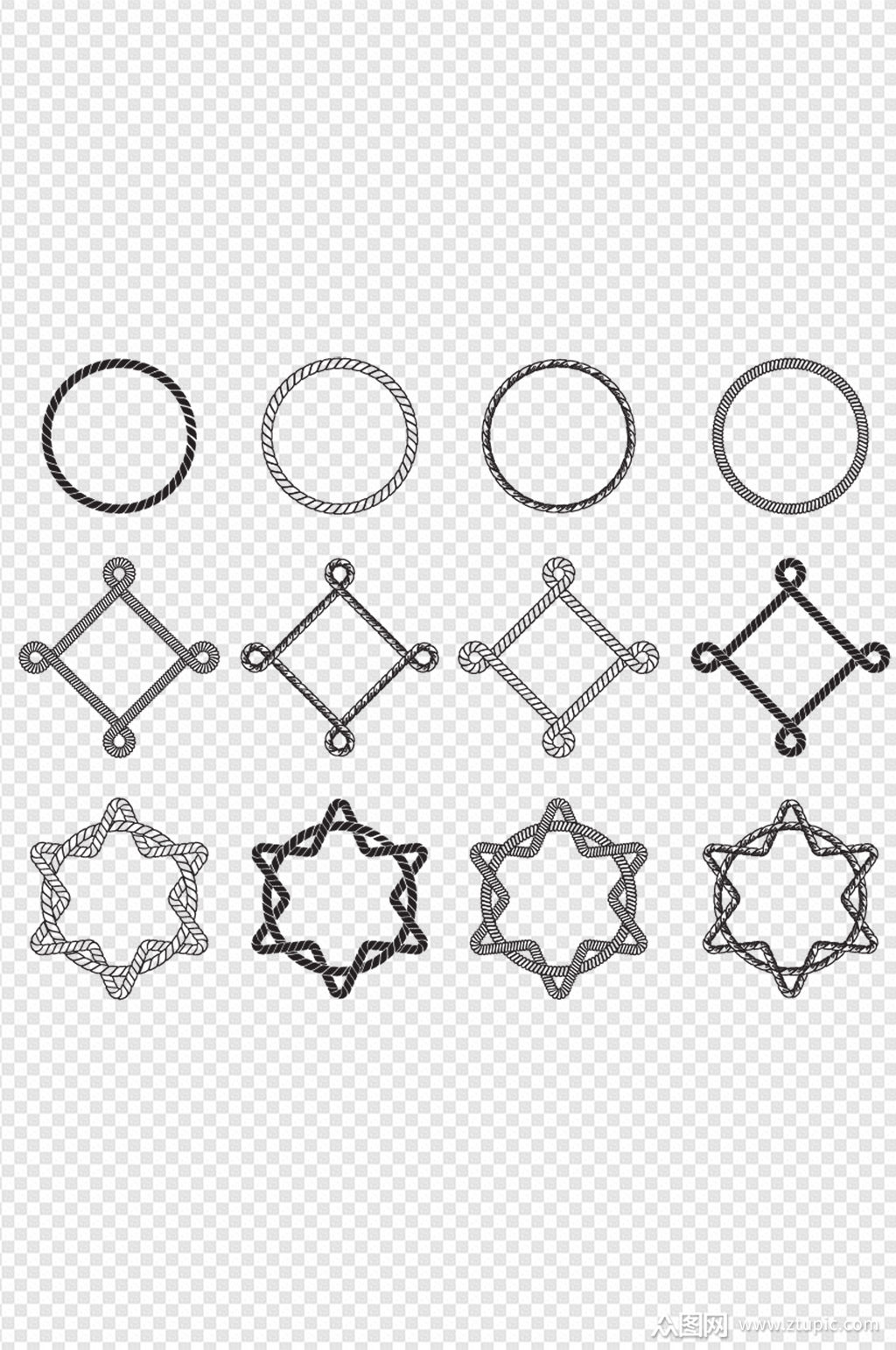 中式线框装饰简约大气