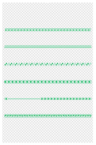 简约几何图形分割线装饰线条绿色分割线