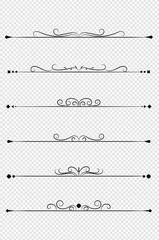 欧式欧风轻奢古典复古装饰线条边框分割线