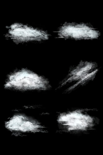 云彩白云朵漂浮透明背景素材