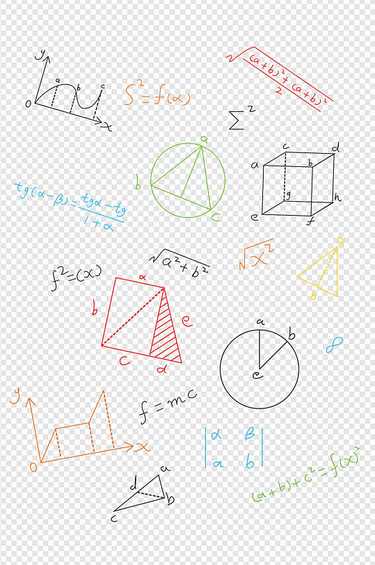 数学公式图片 数学公式素材下载 众图网