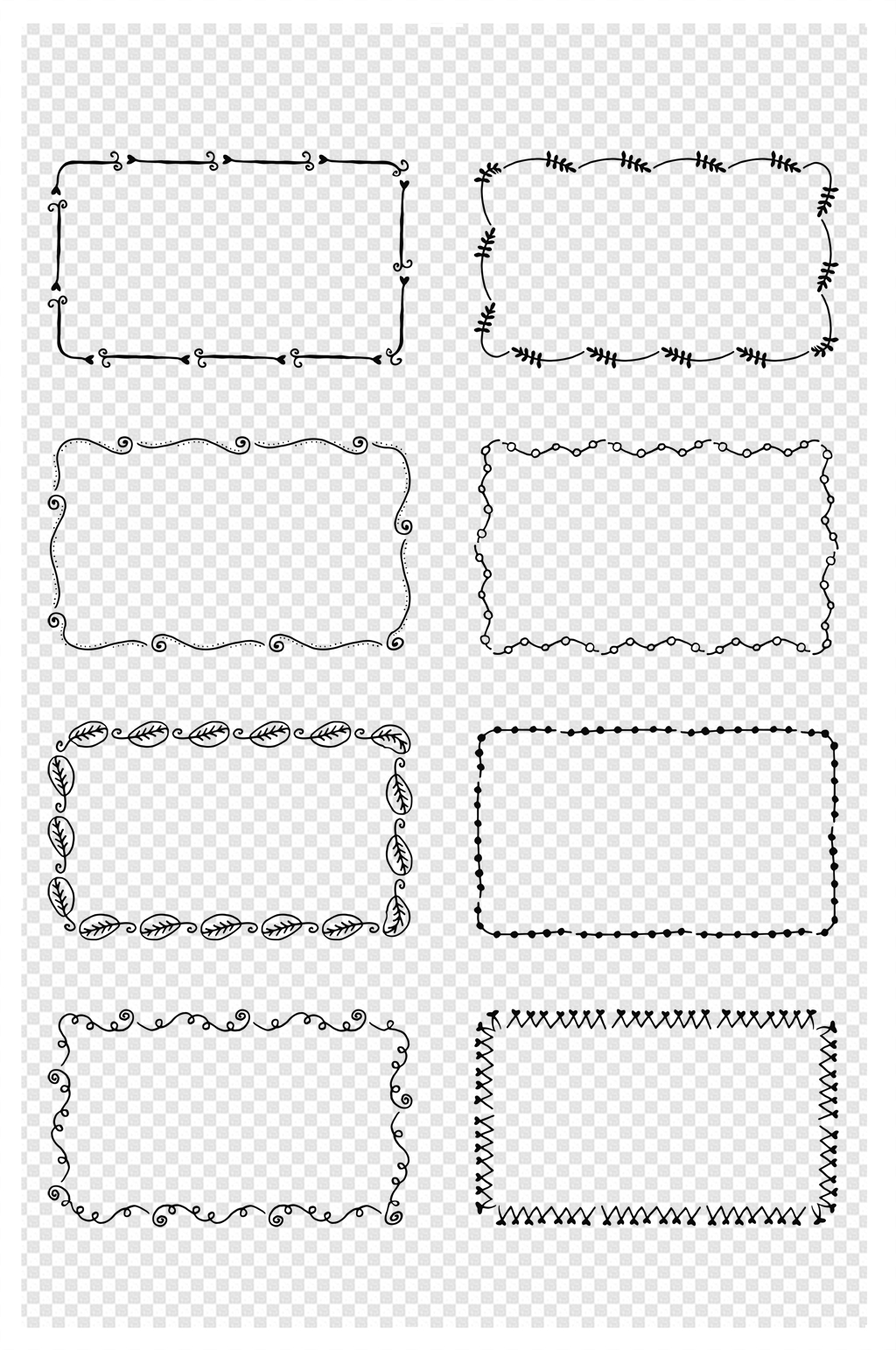 边框花纹 简单 手绘图片