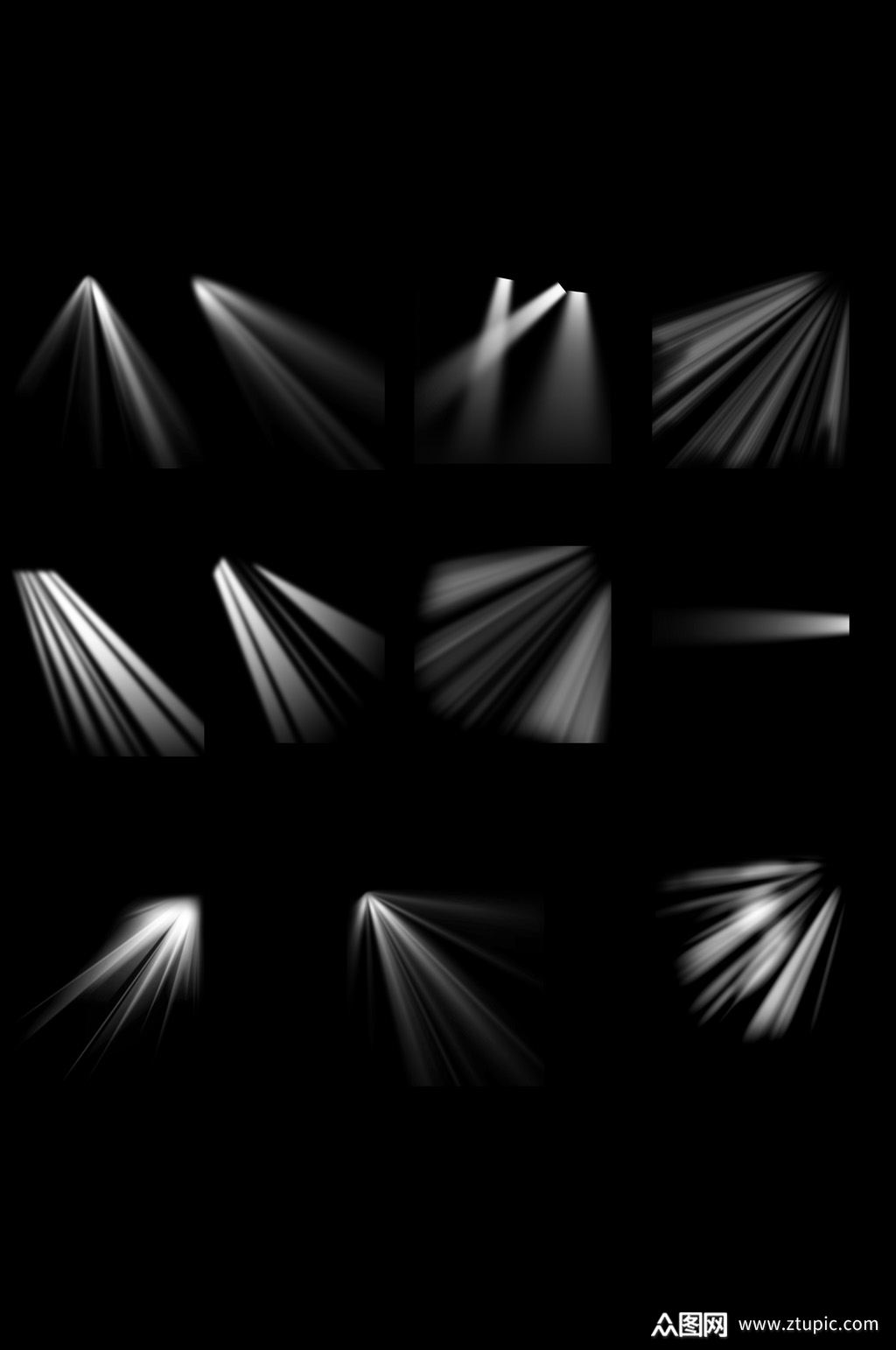 免抠光效打光素材