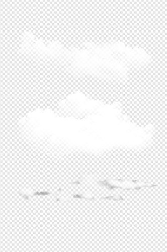 云素材云朵素材云免扣元素