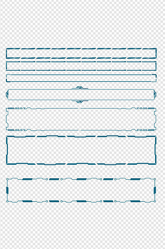 科技感类边框素材免扣元素