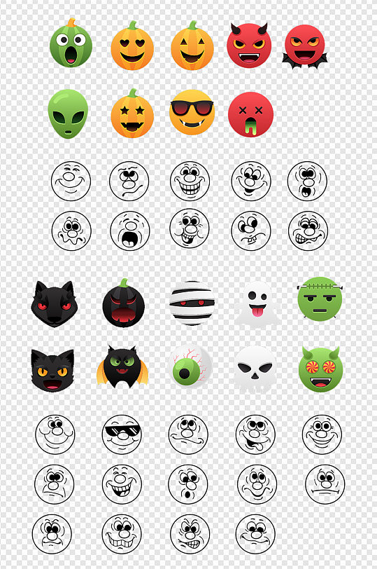 表情包人物贴纸图片-表情包人物贴纸素材下载-众图网