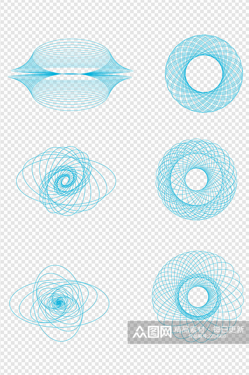 科技线条的构成元素免扣元素素材