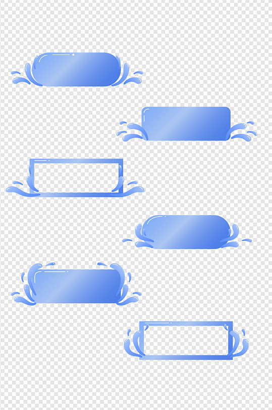 蓝色框画图片-蓝色框画素材下载-众图网