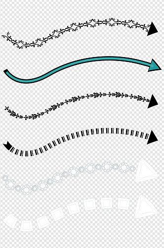 箭头图案花纹图标免扣元素