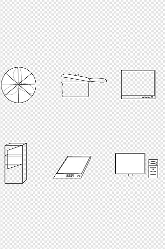 家电简约图标设计免扣元素