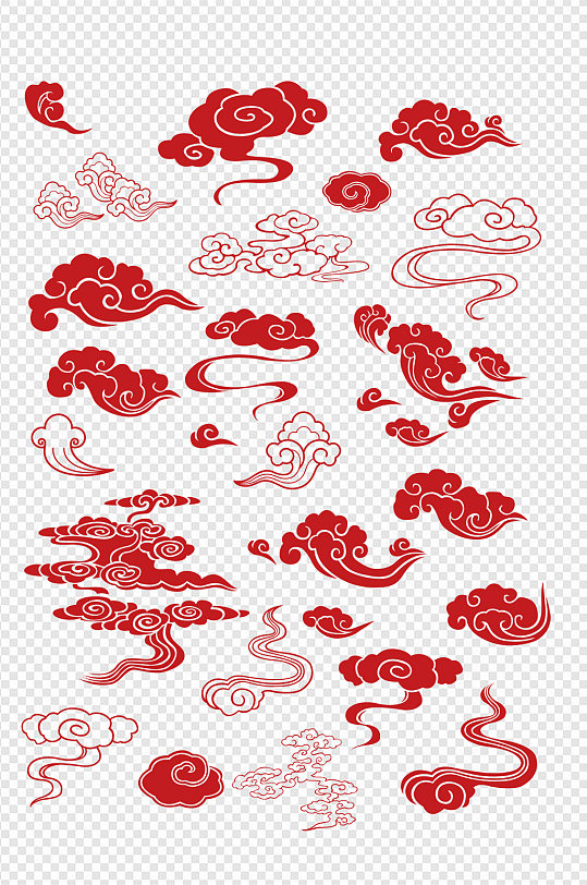 图案免扣元素立即下载绯红中国风传统纹样装饰图案元素国潮文化风中国