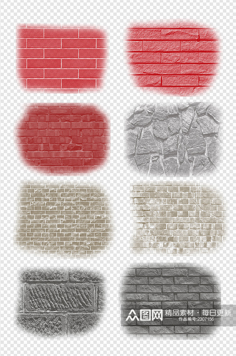 砖墙城墙古代墙墙面红墙免扣元素素材