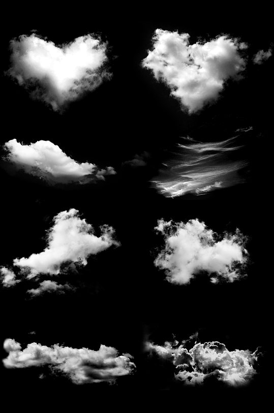 白云元素云朵元素白云漂浮云朵漂浮免扣元素