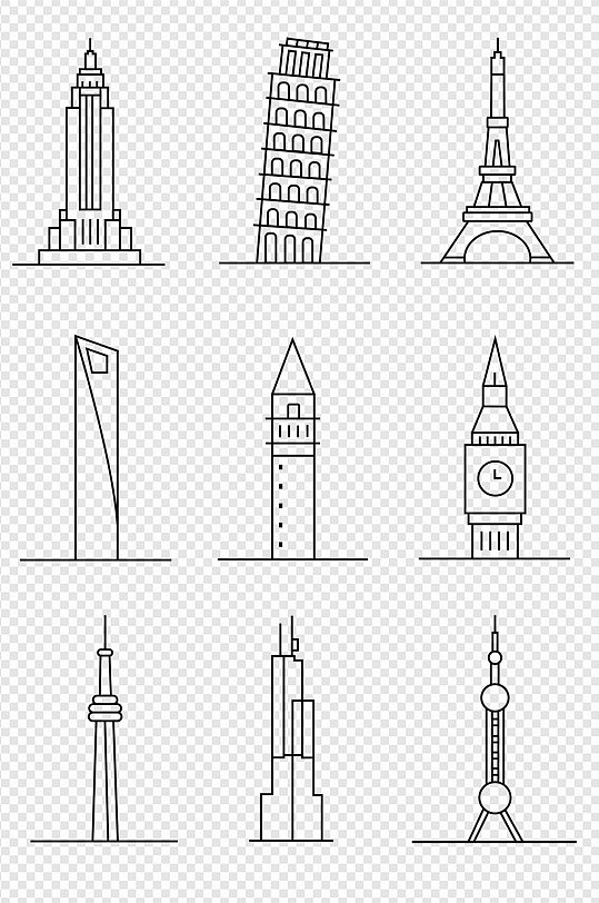 电塔元素-电塔元素图片-电塔元素素材下载-众图网