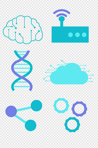 人工智能设计元素图标免扣元素