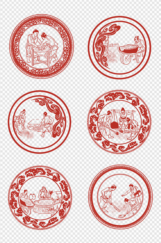 酿酒工艺流程图psd素材免扣元素