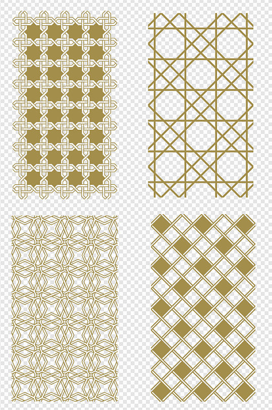 中国风花纹装饰底纹古典暗纹免扣元素