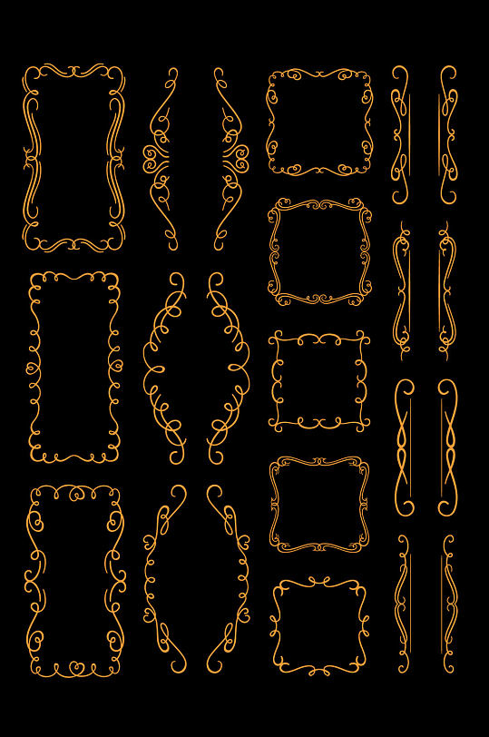 装饰边线图片-装饰边线素材下载-众图网