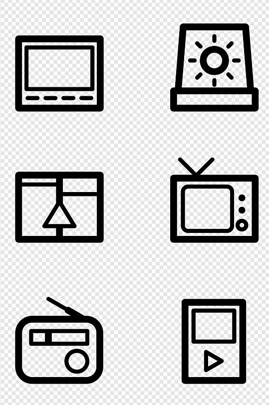 简约电子产品图标免扣元素