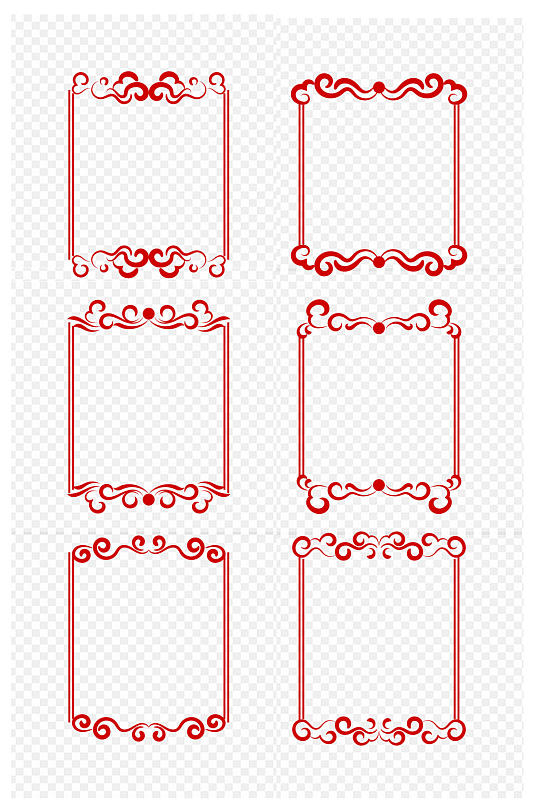 祥云边框图案-祥云边框图案素材-祥云边框图案模板下载-众图网