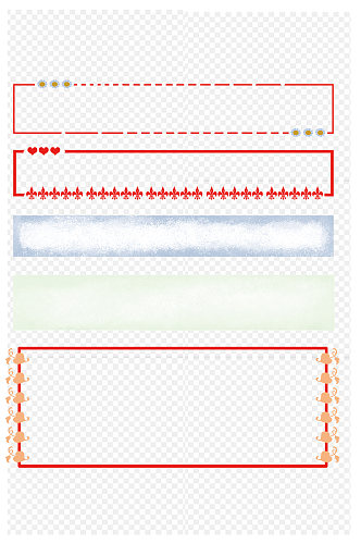 各种花式边框元素免扣元素