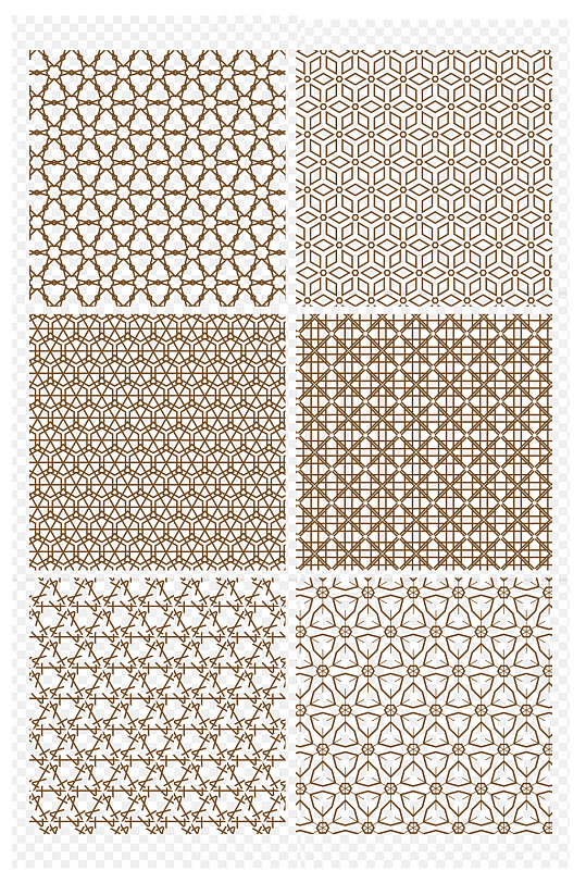 抽象几何花纹装饰图案暗纹底纹图案免扣元素