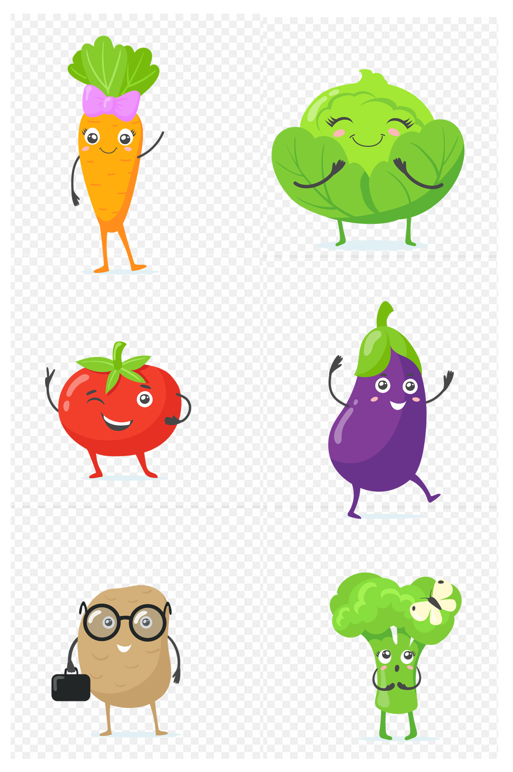 蔬菜动漫拟人化图片