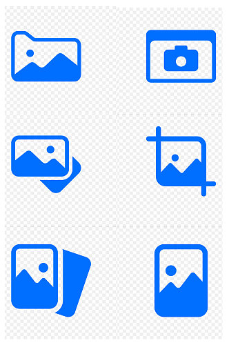 照片拍照裁剪工具相片相册图标免扣元素