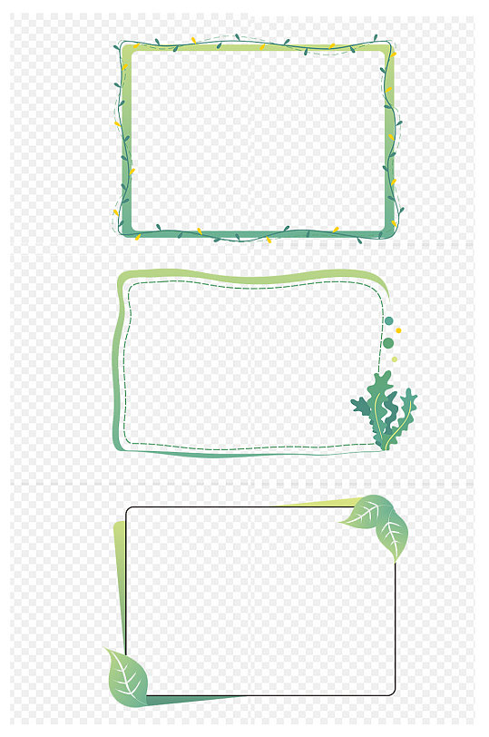 花草边框图片 花草边框设计素材 花草边框模板下载 众图网