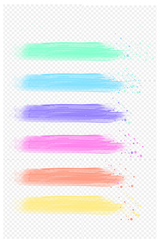 涂鸦手绘彩色矩形对话框内容框免扣元素