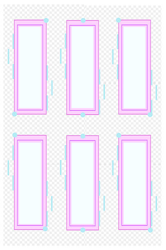 卡通粉色对话框输入标题栏装饰图案免扣元素