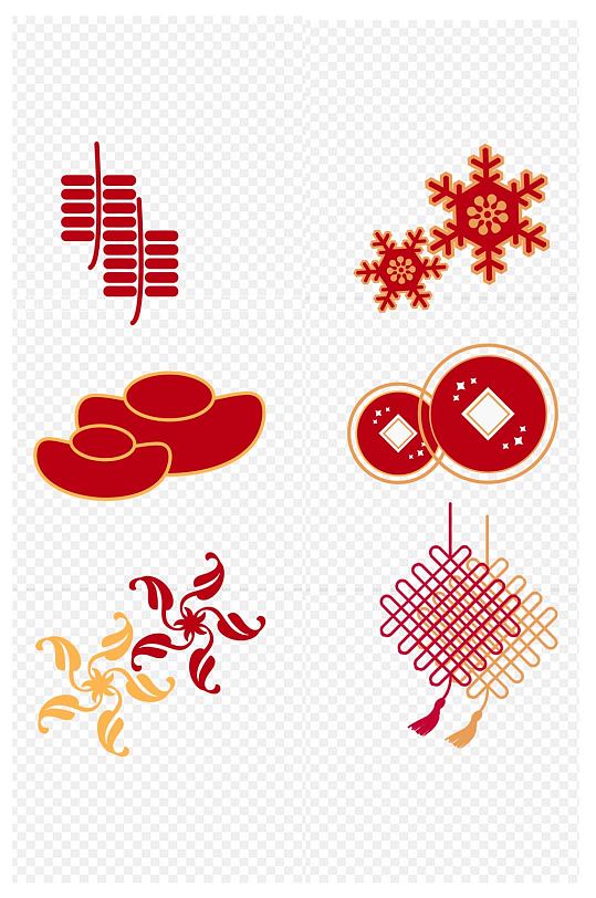 新年贴纸免扣图片-新年贴纸免扣素材下载-众图网