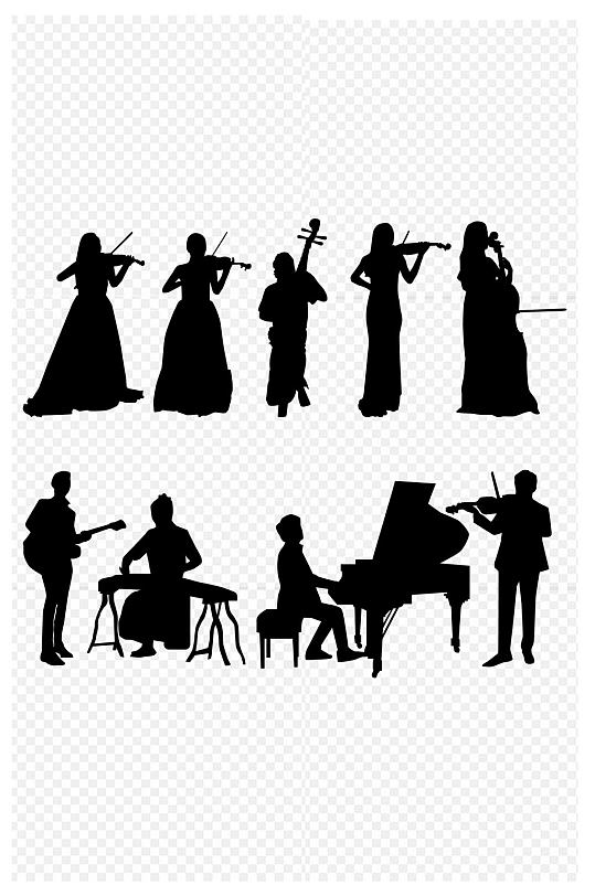 活动剪影元素-活动剪影元素图片-活动剪影元素素材下载-众图网