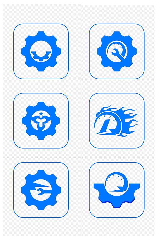 维修厂设置配置汽修管理图标免扣元素