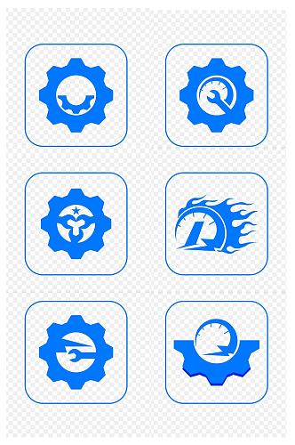 维修厂设置配置汽修管理图标免扣元素