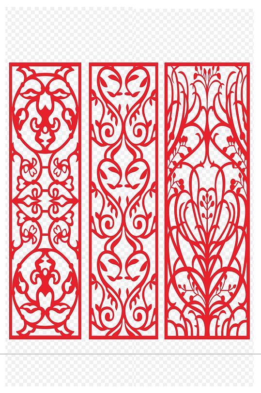 欧式镂空雕花隔断图案装修建材隔断免扣元素
