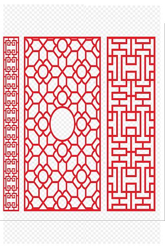 欧式镂空雕花装修古典元素隔断图案免扣元素