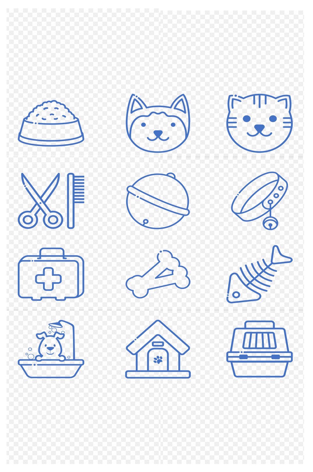 宠物猫图标素材_宠物猫图标模板_宠物猫图标设计图片免费下载-众图网