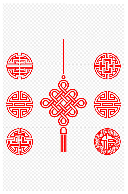 中国新年装饰元素-中国新年装饰元素图片-中国新年装饰元素素材下载