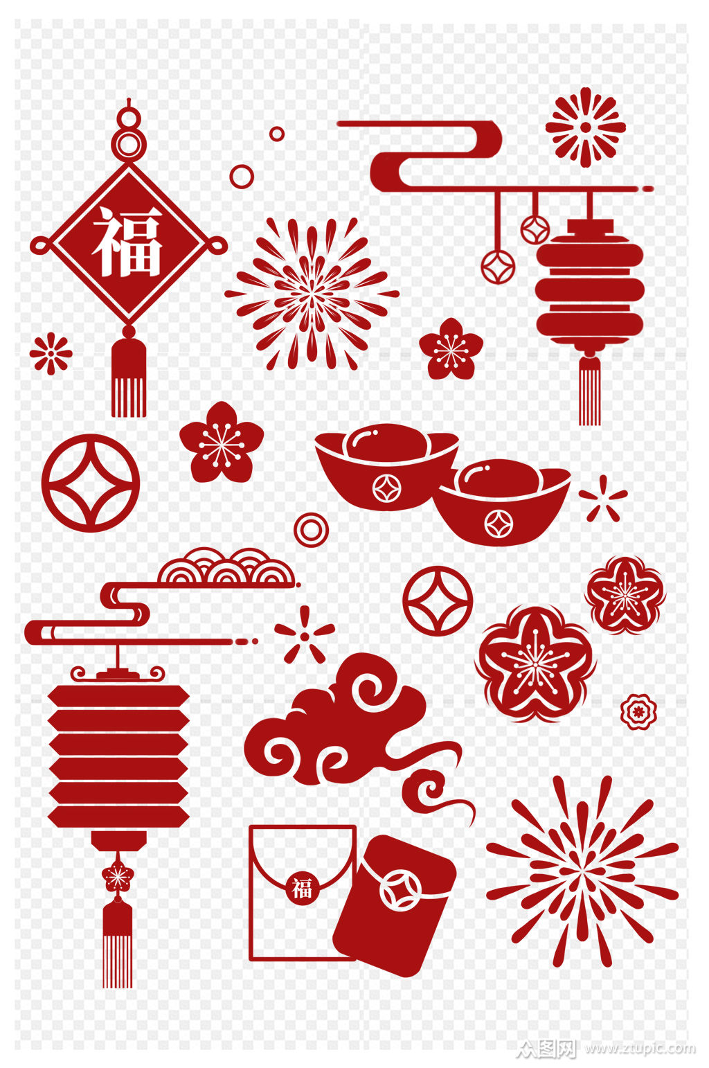 春节的元素,卡通(第3页)_大山谷图库