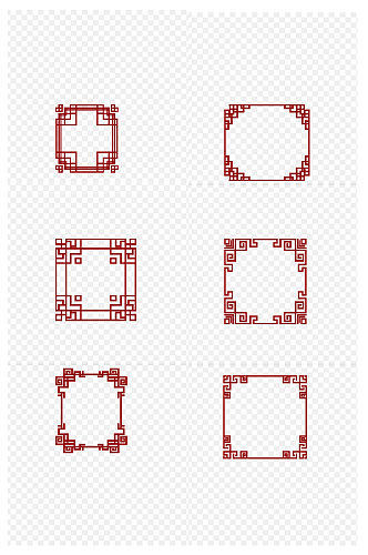 中国风边框中国风装饰免抠元素
