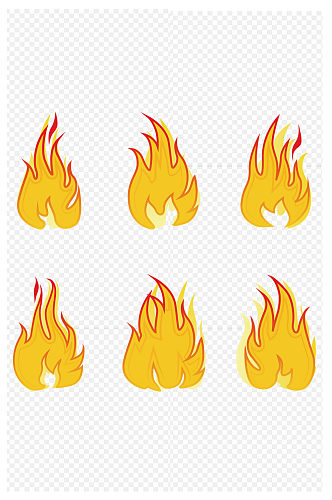 火焰火苗火堆起火燃烧冬季保暖素材免抠元素