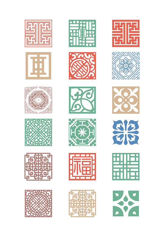 中式古典复古底纹云纹