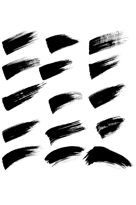 15款毛笔水墨笔锋立即下载各类毛笔笔锋笔画立即下载秋天秋季海报决战