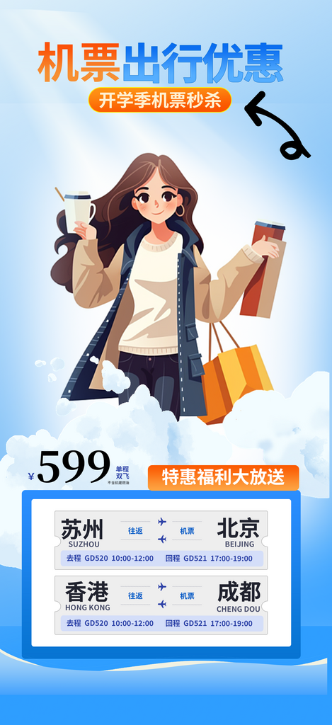 交通安全出行旅游海报素材