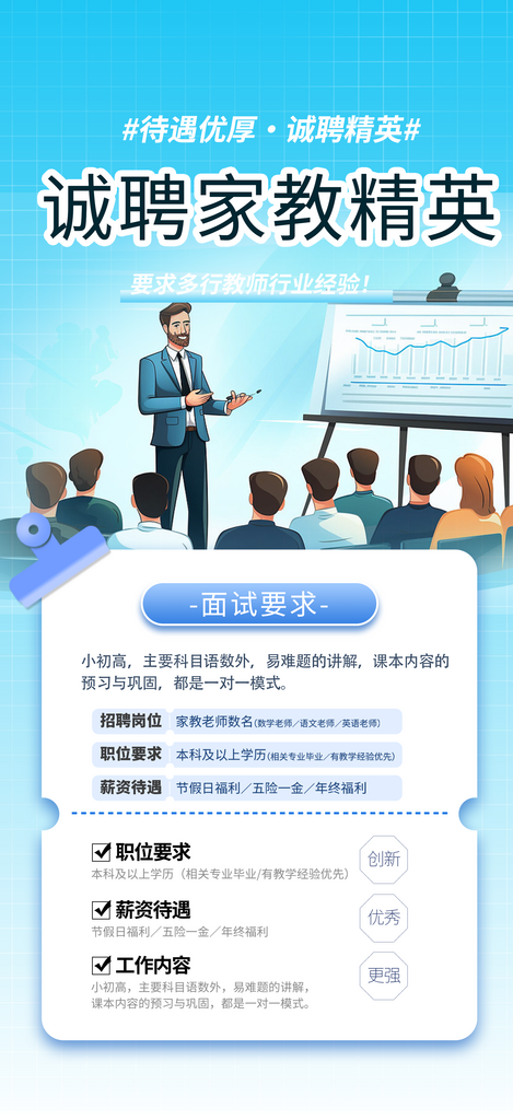 邀请诚聘招聘培训招募合伙人海报素材