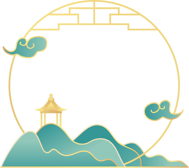 屏风装饰边框素材素材