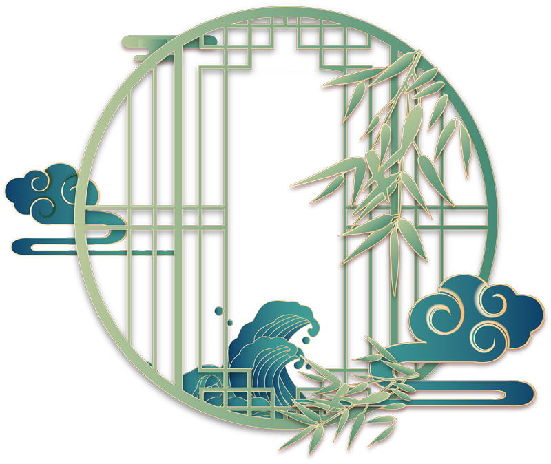 屏风装饰边框素材素材