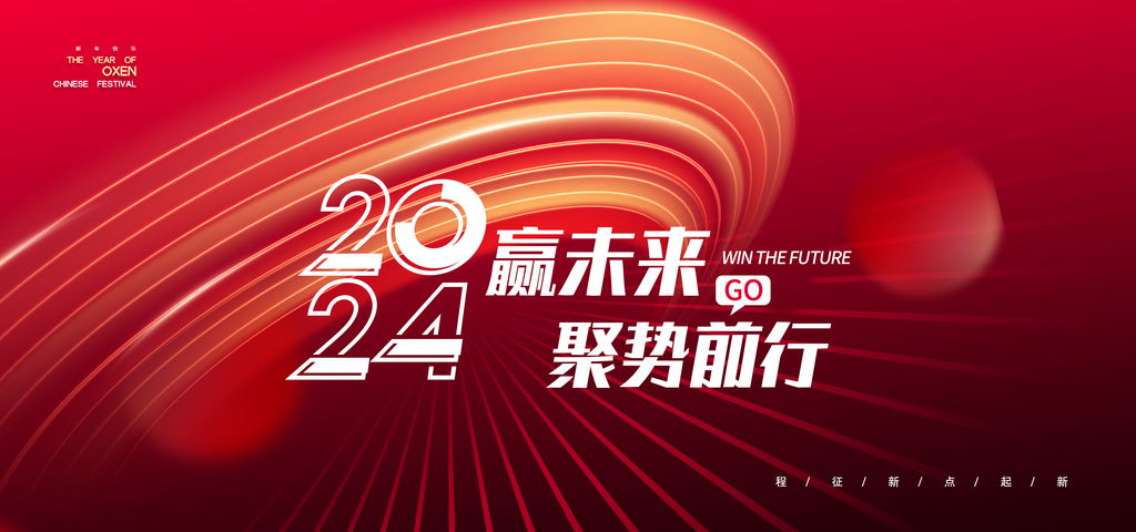 新年年会活动宣传展板素材